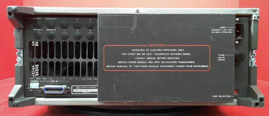 Agilent 8160A 50MHz Pulse Generator - ZYYKZ Test Equipment