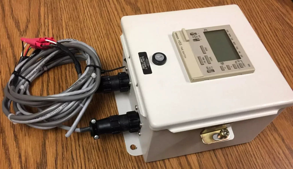 Omron H5S-B Digital Time Switch Timer with 6.5” x 6.5” x 4.5” Enclosure - ZYYKZ Test Equipment