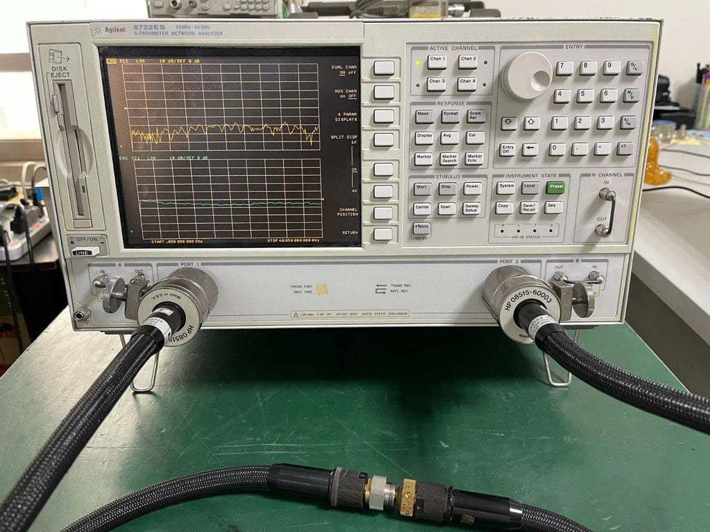 Keysight 8722ES Vector Network Analyzer 50 MHz to 40 GHz - ZYYKZ Test Equipment