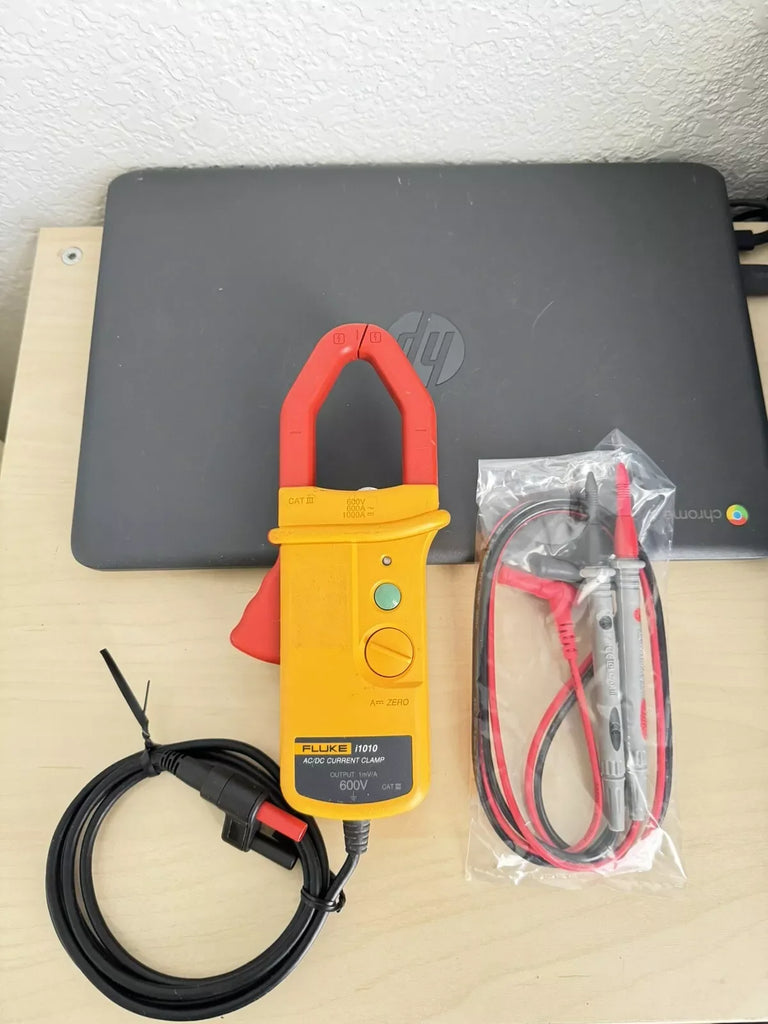 Fluke I1010 AC/DC Current Clamp Meter with Test Leads - ZYYKZ Test Equipment