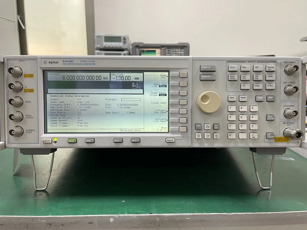 Agilent E4438C Vector Signal Generator 250 kHz to 6 GHz - ZYYKZ Test Equipment