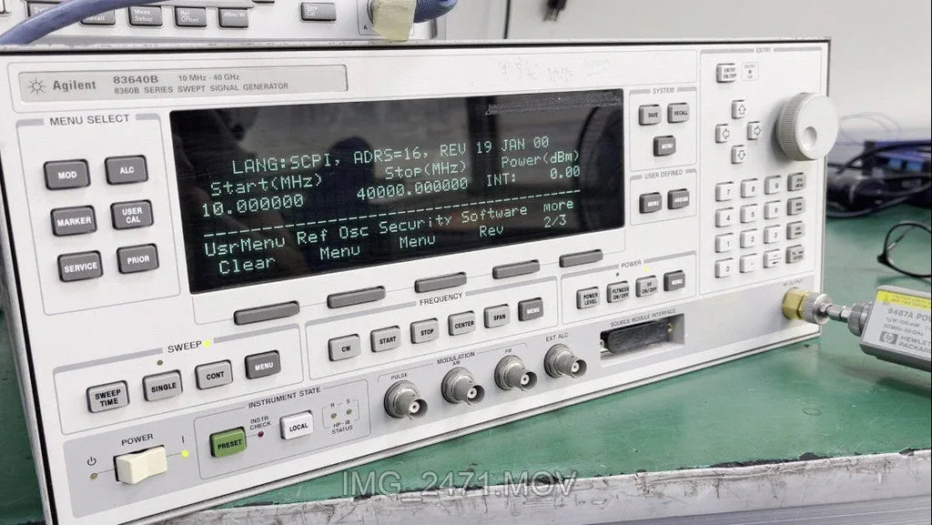 Agilent 83640B Synthesized Sweep Signal Generator 10 MHz to 40 GHz - ZYYKZ Test Equipment