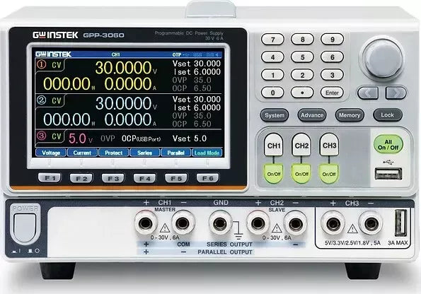 GW Instek GPP-3060 3-Channel DC Power Supply - 385W