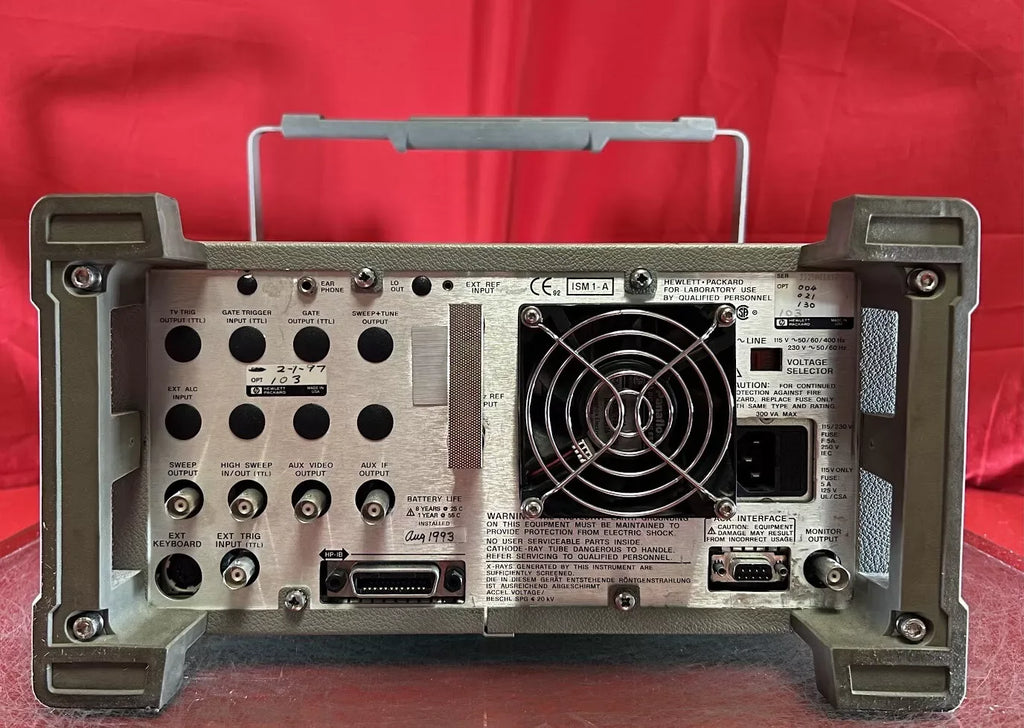 Agilent 8591E Spectrum Analyzer 9 kHz to 1.8 GHz - ZYYKZ Test Equipment