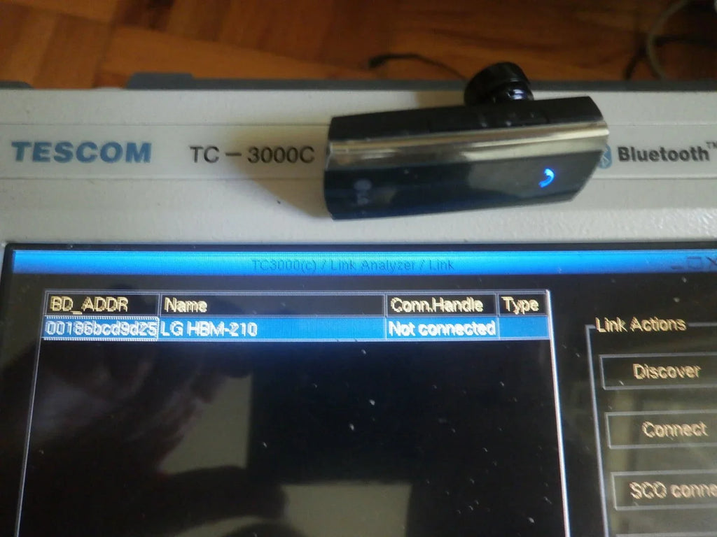Tescom TC-3000C Bluetooth Signal Analyzer and Generator - ZYYKZ Test Equipment