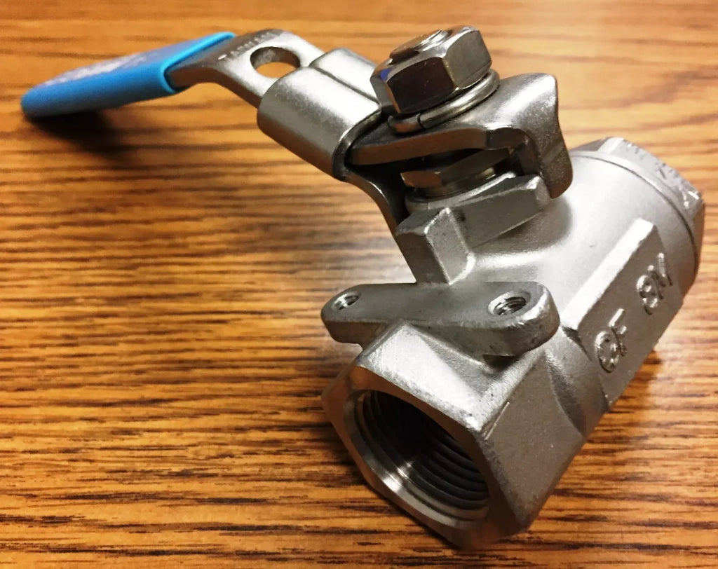 NIBCO NL94Q78 T580S6R66LL ¾” Stainless Steel Threaded Ball Locking Lever, 2PC - ZYYKZ Test Equipment