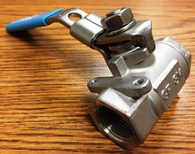 Load image into Gallery viewer, NIBCO NL94Q78 T580S6R66LL ¾” Stainless Steel Threaded Ball Locking Lever, 2PC - ZYYKZ Test Equipment