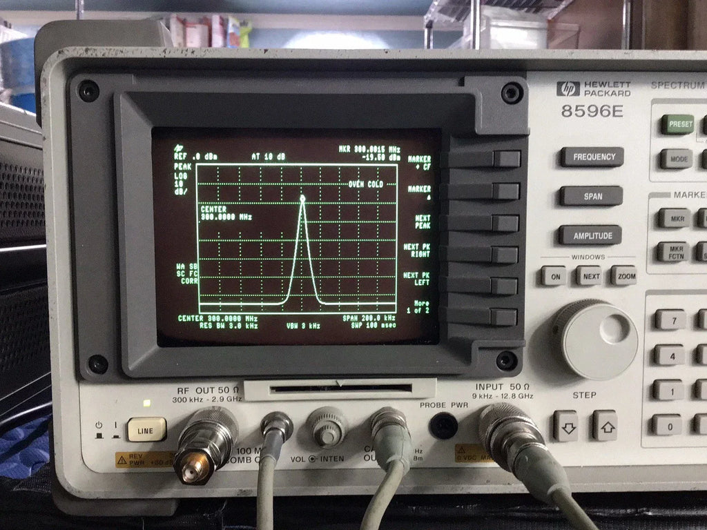 HP Agilent Spectrum Analyzer 9 kHz–12.8 GHz with Tracking Generator - ZYYKZ Test Equipment