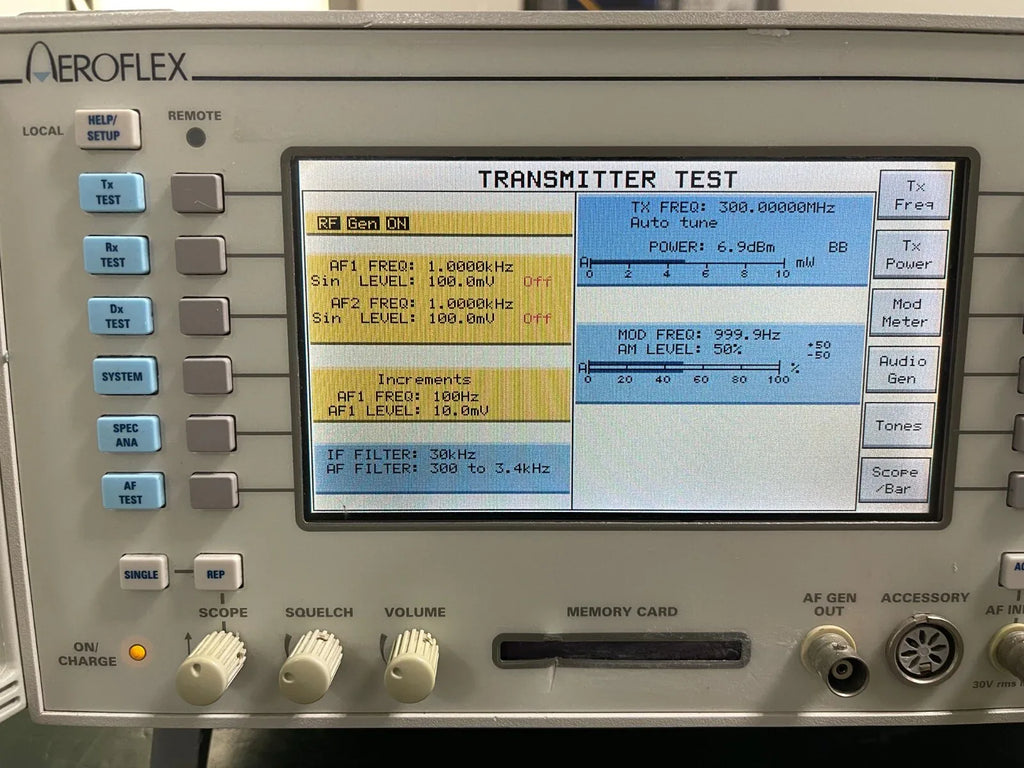 IFR Aeroflex Marconi 2945B Communication Service Monitor with 509/750 Modules - ZYYKZ Test Equipment