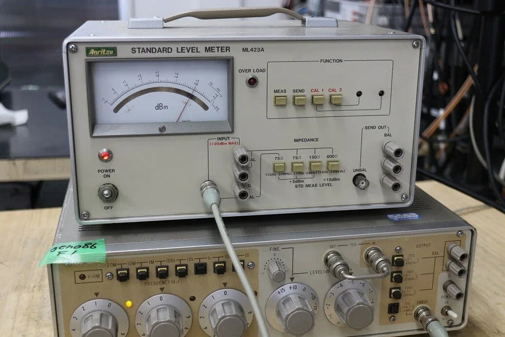 Anritsu ML-423A Standard Level Meter for RF Signal Measurement - ZYYKZ Test Equipment