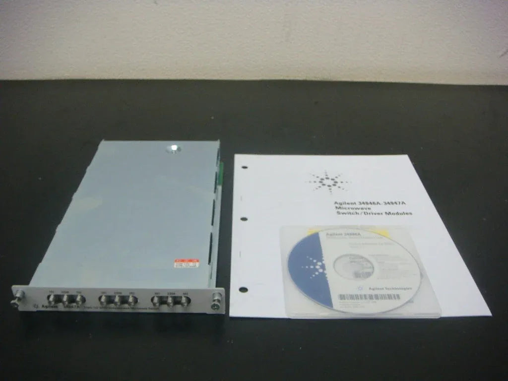 Agilent 34947A/020 Triple Microwave Switch Module for RF Testing - ZYYKZ Test Equipment