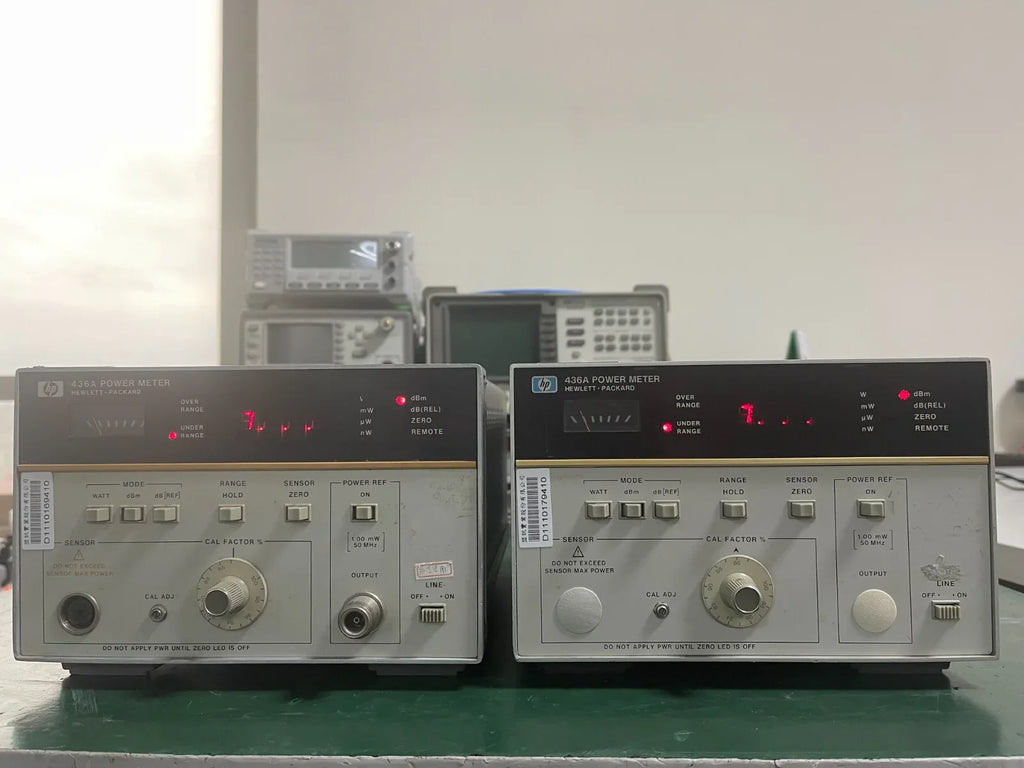HP Agilent 436A Digital RF Power Meter with 638 and 552 Sensors - ZYYKZ Test Equipment