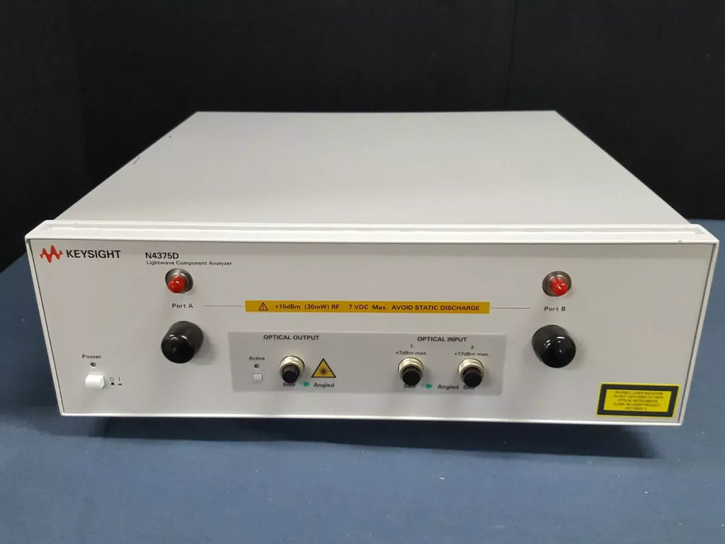 Keysight N4375D Lightwave Component Analyzer with Options 022, 101, 221 - Untested - ZYYKZ Test Equipment