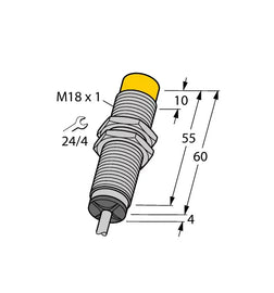 TURCK NI8-M18-LIU Inductive Proximity Sensor, M18, 8mm Detection - ZYYKZ Test Equipment