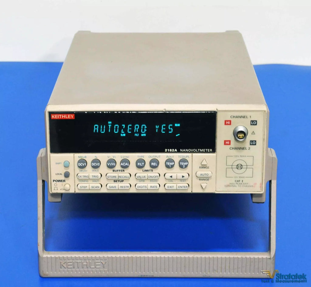 Keithley 2182A Dual Channel Nanovoltmeter - 7.5 Digits Low Noise Measurement