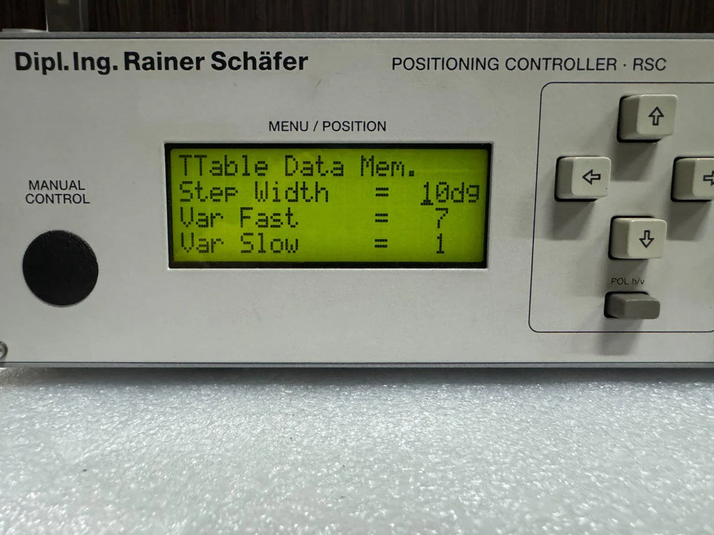 RSC Positioning Controller for EMC Measurement by Dipl. Ing. Rainer Schafer - ZYYKZ Test Equipment