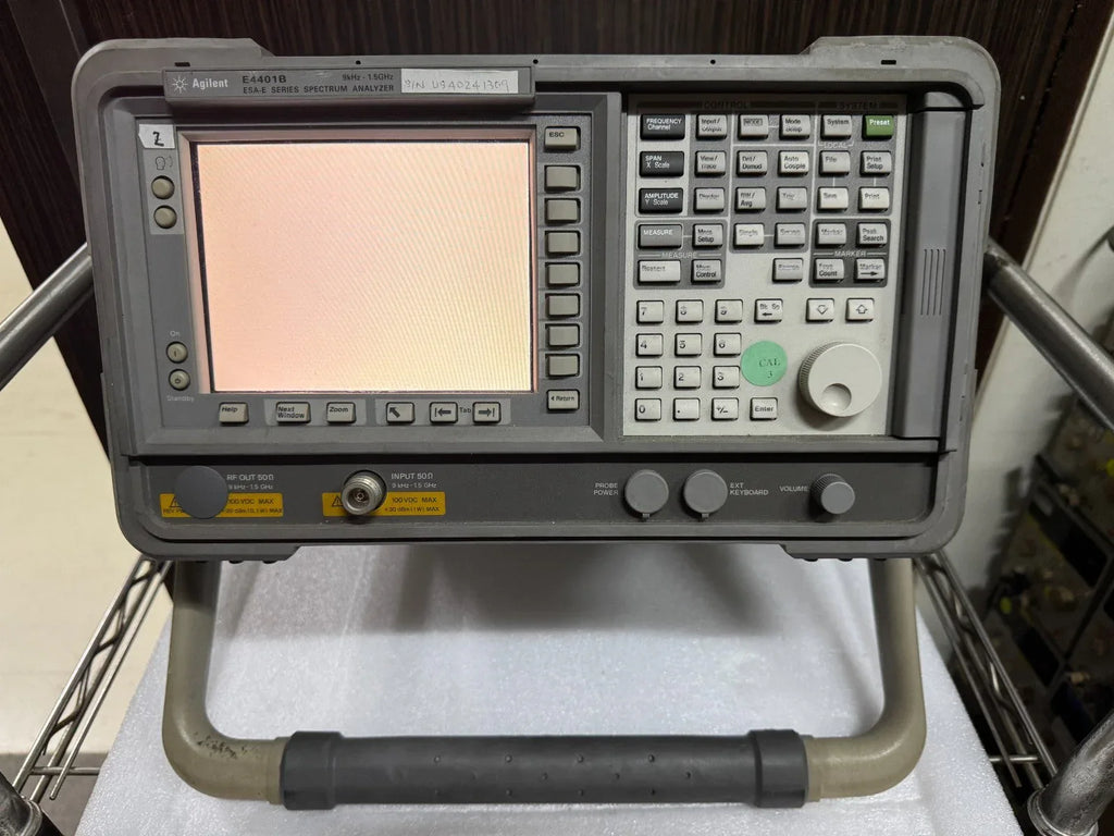 Agilent E4401B Spectrum Analyzer 9 kHz to 1.8 GHz - ZYYKZ Test Equipment