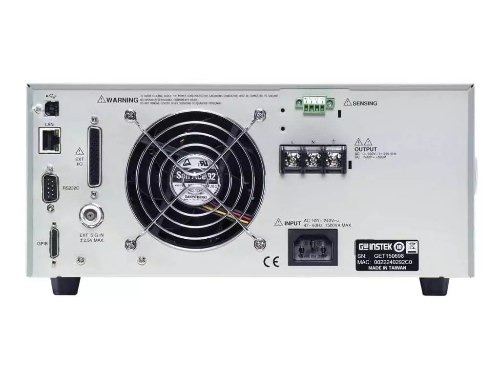 GW Instek ASR-2050R Programmable Power Source 500VA with USB and LAN Connectivity - Rackmount