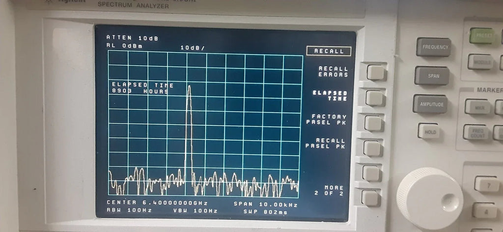 Agilent 8561EC Spectrum Analyzer 30 Hz to 6.5 GHz - ZYYKZ Test Equipment