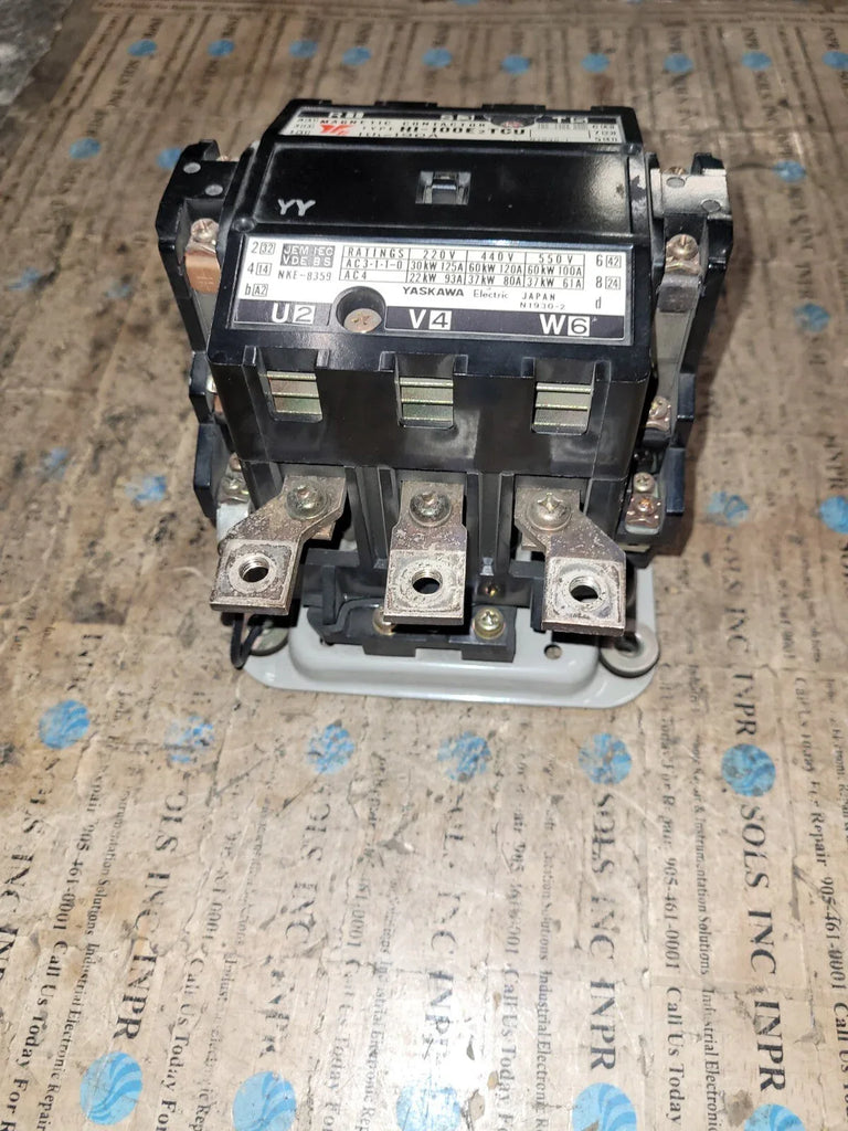 Yaskawa HI-100E2TCU Magnetic Contactor AC 220V 190A - ZYYKZ Test Equipment