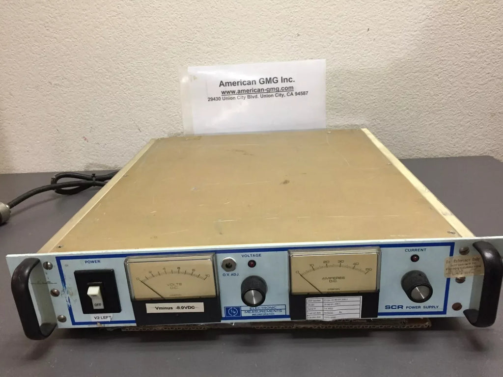 Variable Adjustable DC Power Supply SCR Model 10-40-OV-0300-1 - ZYYKZ Test Equipment
