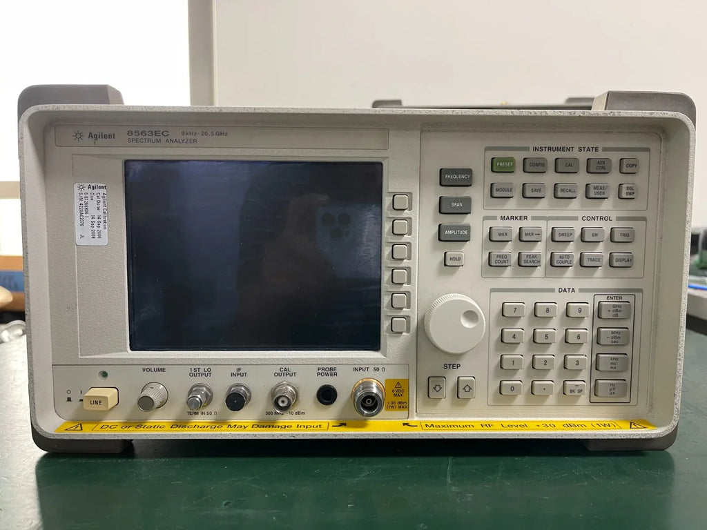 Agilent 8563EC Spectrum Analyzer 9 kHz to 26.5 GHz with Option 007 - ZYYKZ Test Equipment