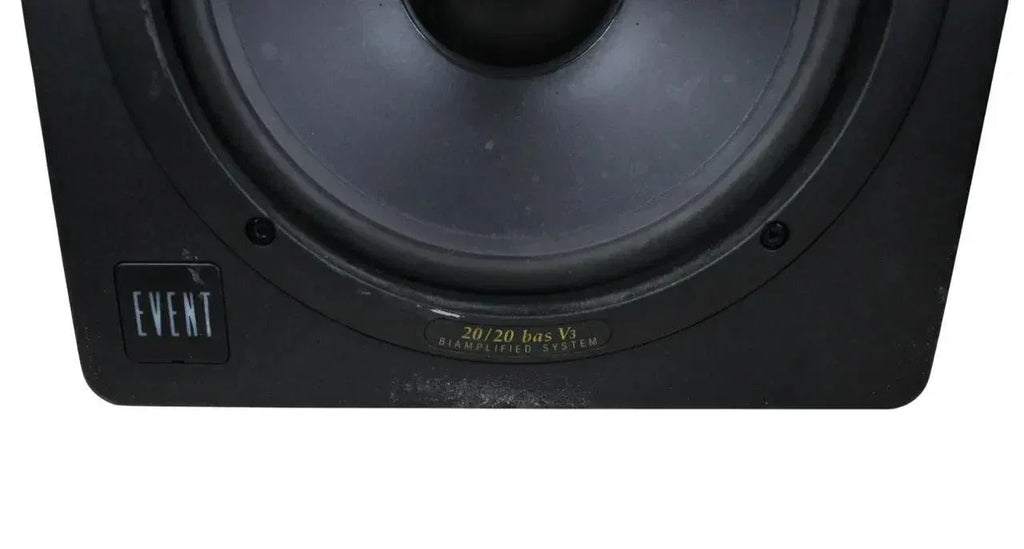 Event Electronics 20/20 BAS V3 Professional Studio Monitor Pair - Black - ZYYKZ Test Equipment