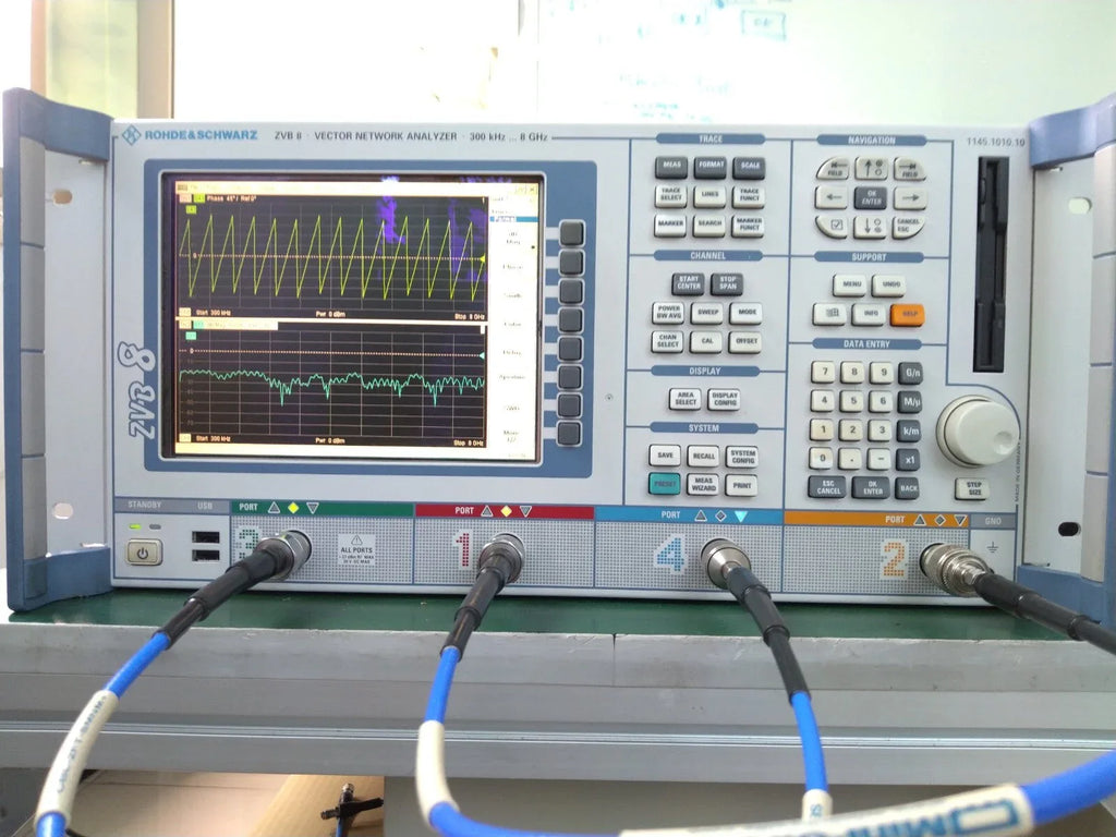 Rohde & Schwarz ZVB8 4-Port Vector Network Analyzer 300 kHz–8 GHz - ZYYKZ Test Equipment
