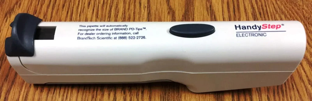 BrandTech Scientific HandyStep Electronic Pipette - Precision Liquid Handling - ZYYKZ Test Equipment