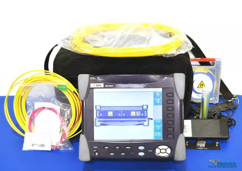 JDSU MTS-8000 Scalable Multitest Platform with Fiber OTDR HD and OTDR MM Modules
