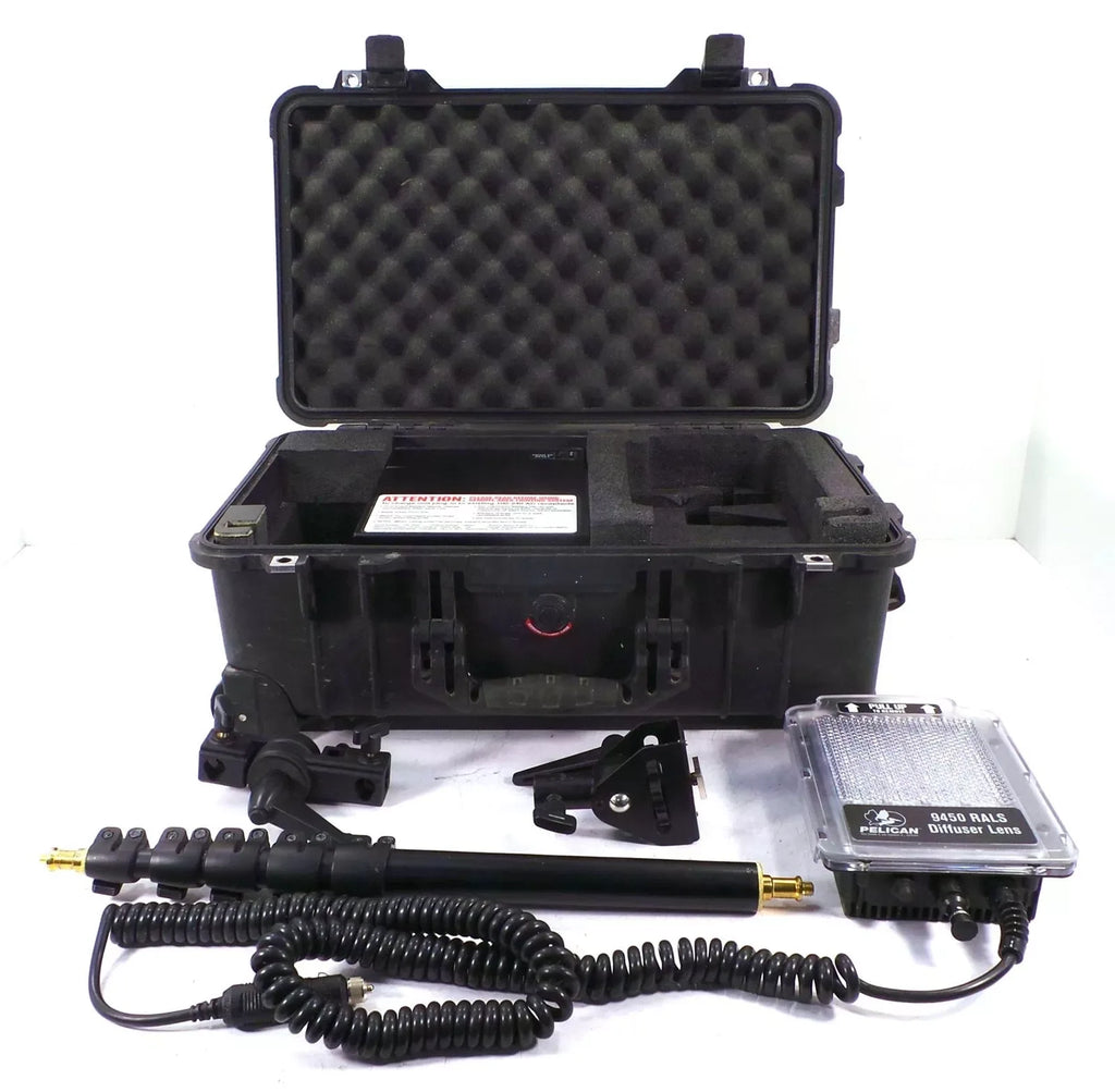Pelican 9450B RALS Remote Area Lighting System - Portable LED Spotlight - ZYYKZ Test Equipment