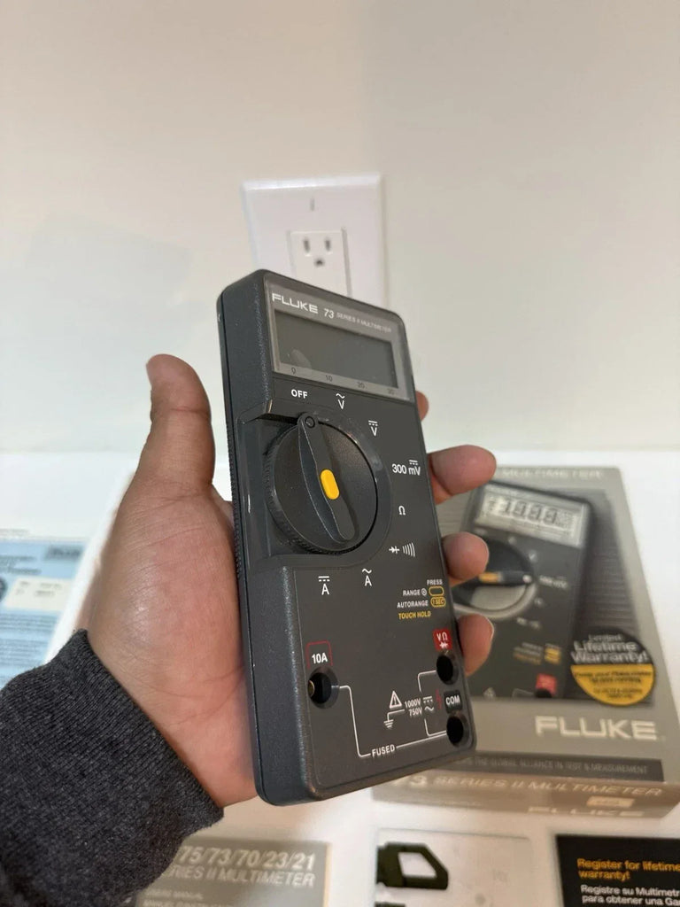 Fluke 73 Series II Digital Multimeter – True RMS, Durable Design - ZYYKZ Test Equipment