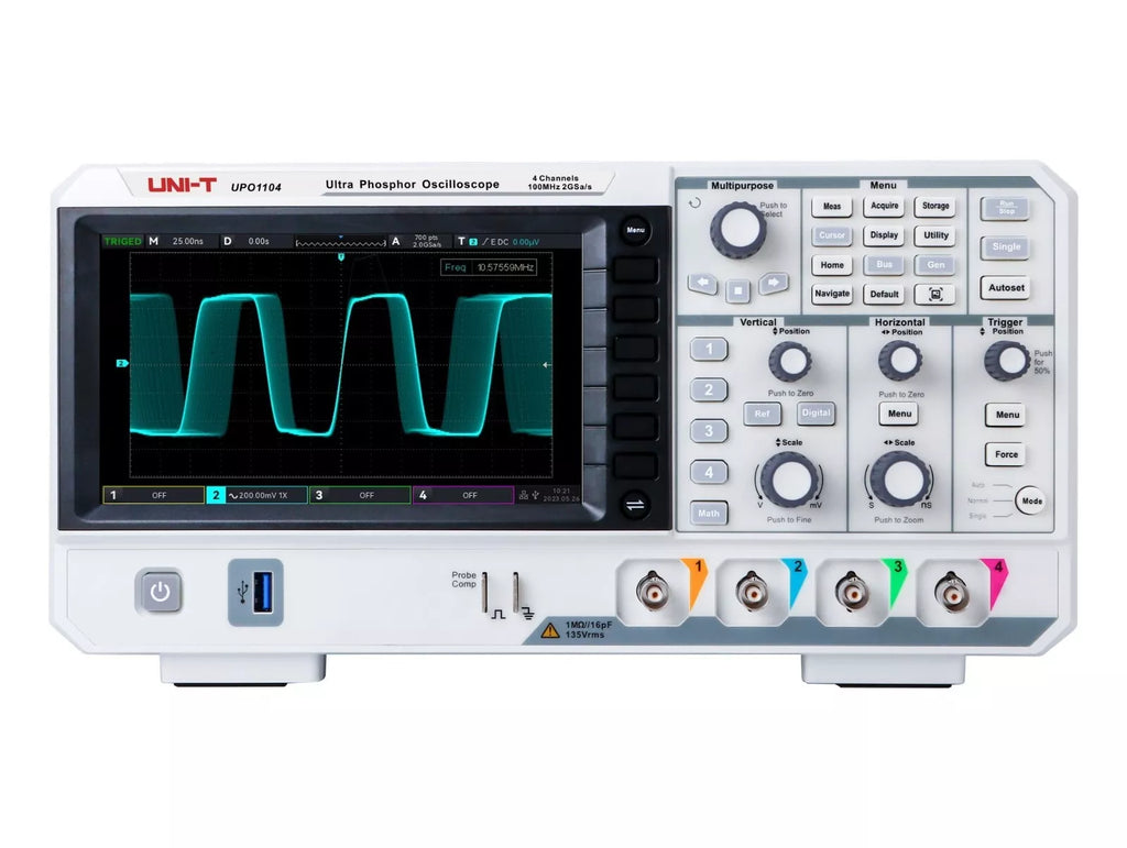 UNI-T UPO1104 100MHz 4-Channel Digital Storage Oscilloscope