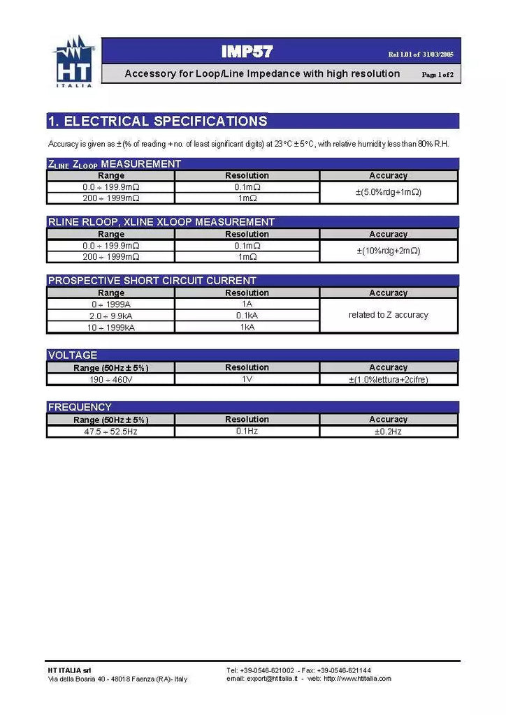 HT Instruments IMP57 High Resolution Companion for Combi Macrotest