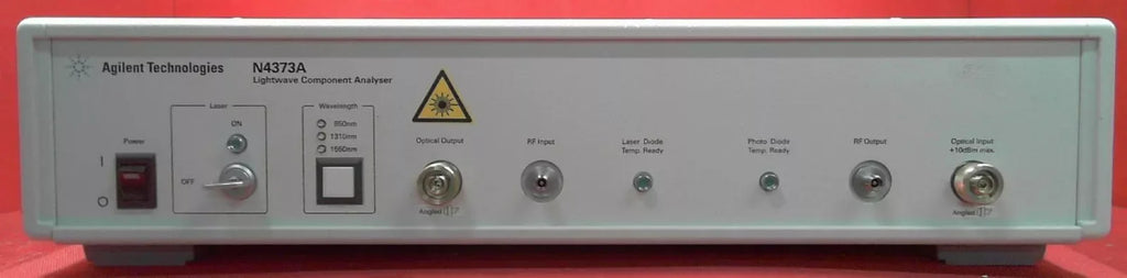 Agilent N4373A Lightwave Component Analyzer with Model 202-021-399-102 - ZYYKZ Test Equipment