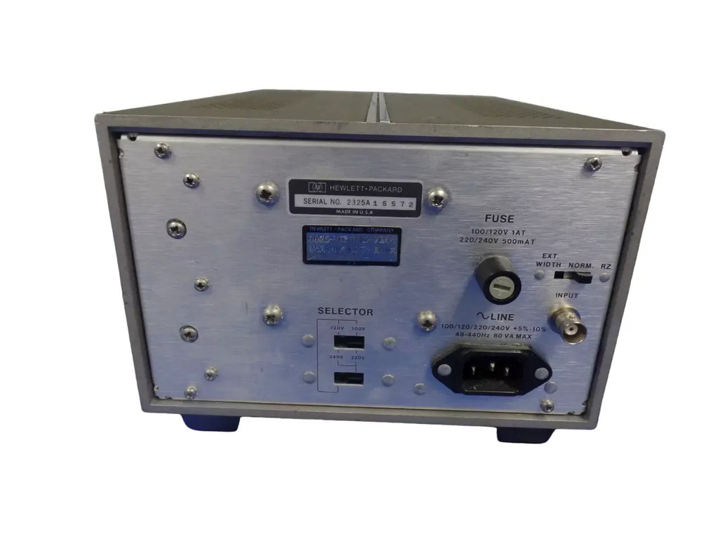 Hewlett Packard HP 8012B High-Precision Pulse Generator - ZYYKZ Test Equipment