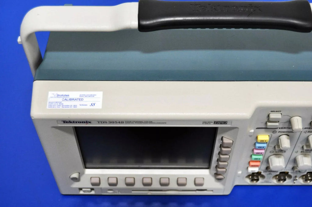 Tektronix TDS 3054B 500MHz 4-Channel Digital Phosphor Oscilloscope with NIST Calibration