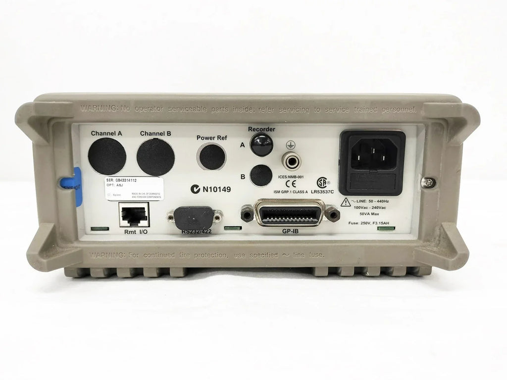 Agilent E4418B Precision RF Power Meter - ZYYKZ Test Equipment