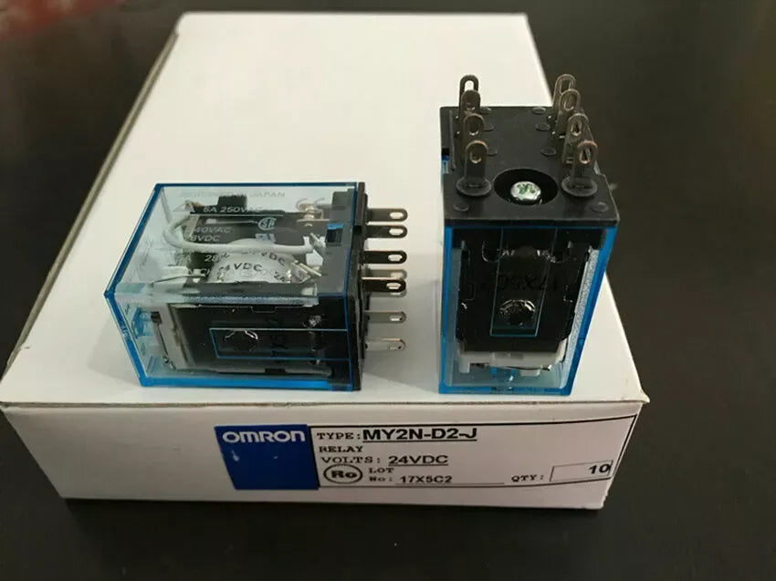 OMRON MY2N-D2-J 24VDC General Purpose Relay - 10 Pack - ZYYKZ Test Equipment