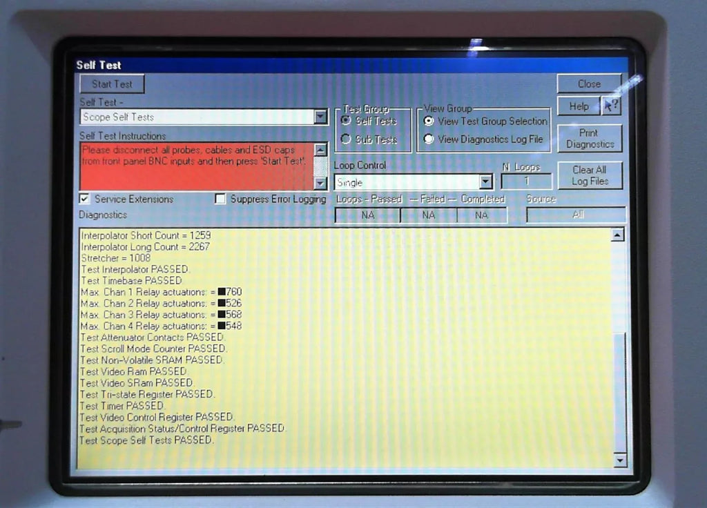 Agilent 54825N Infinium Oscilloscope 500MHz 2GSa/s 4 Channel - ZYYKZ Test Equipment