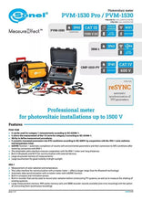Load image into Gallery viewer, Sonel PVM-1530 PRO Photovoltaic Tester - 1500V 40A for Solar Installations