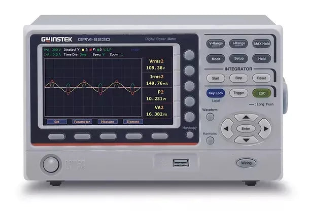 GW Instek GPM-8320 2-Channel 3-Phase Power Meter - 1000V, 20A, GPIB