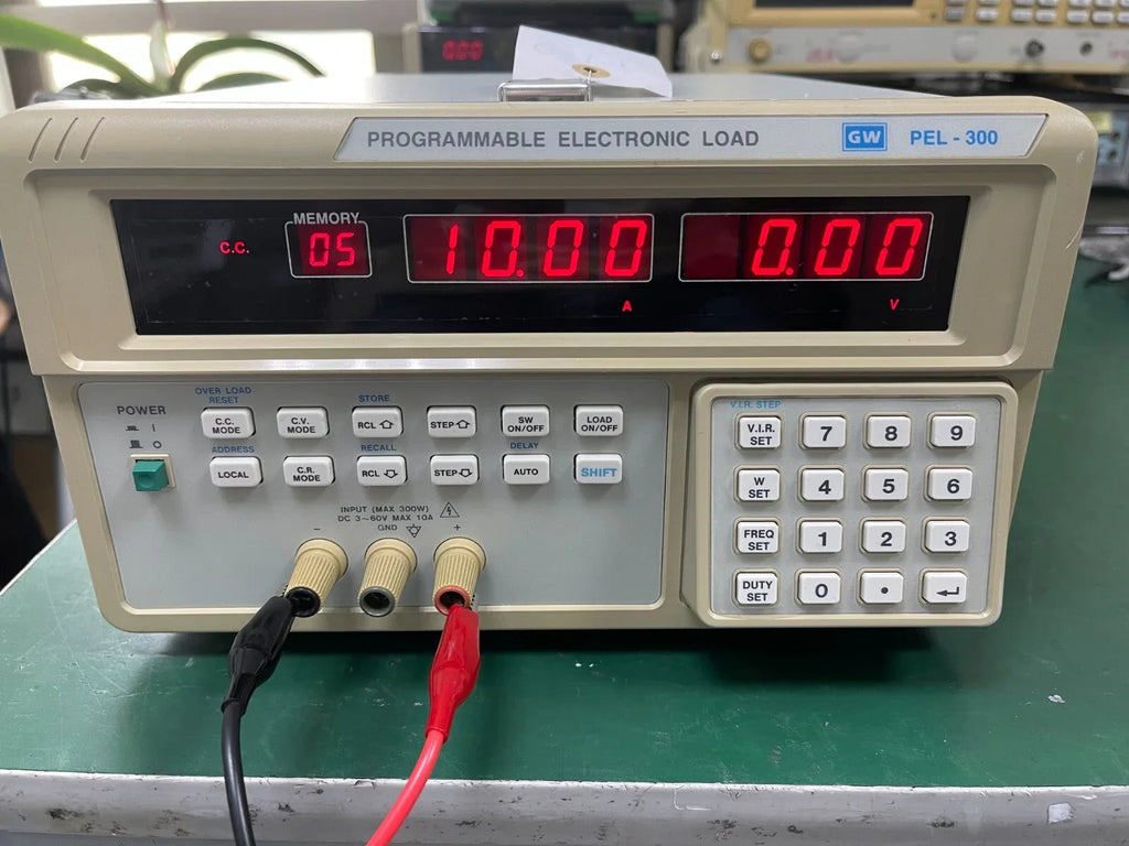 GW Instek PEL-300 Programmable Electronic Load 3-60V, 6mA-60A - ZYYKZ Test Equipment