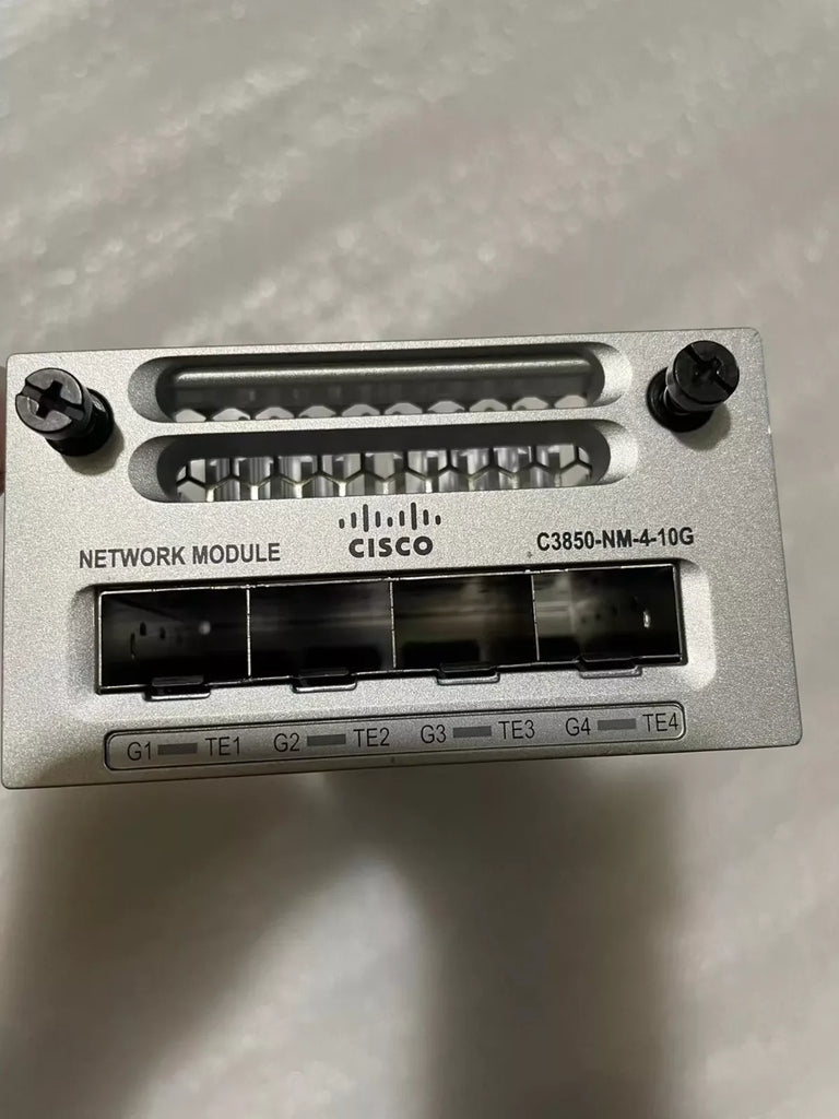 Cisco Catalyst 3850 Network Module NM-4-10G, 4 x 10 Gigabit Ethernet Ports - ZYYKZ Test Equipment