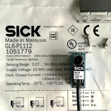 Load image into Gallery viewer, SICK GL6-P1112 Photoelectric Switch Sensor - Model 1051779 - ZYYKZ Test Equipment