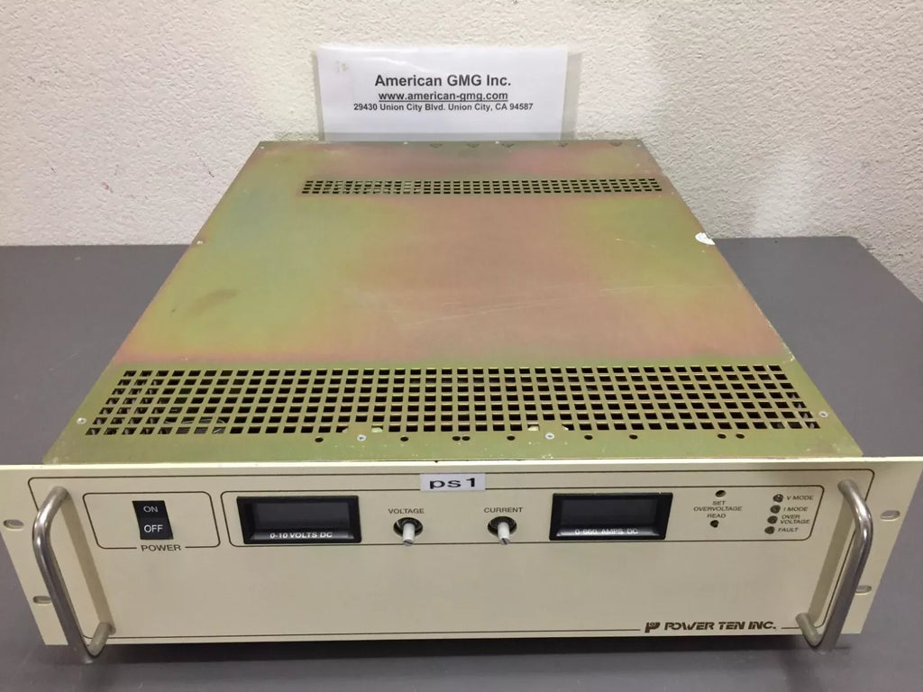 Power Ten P63C-10660A Heavy Duty DC Variable Power Supply 0-10V 0-660A - ZYYKZ Test Equipment