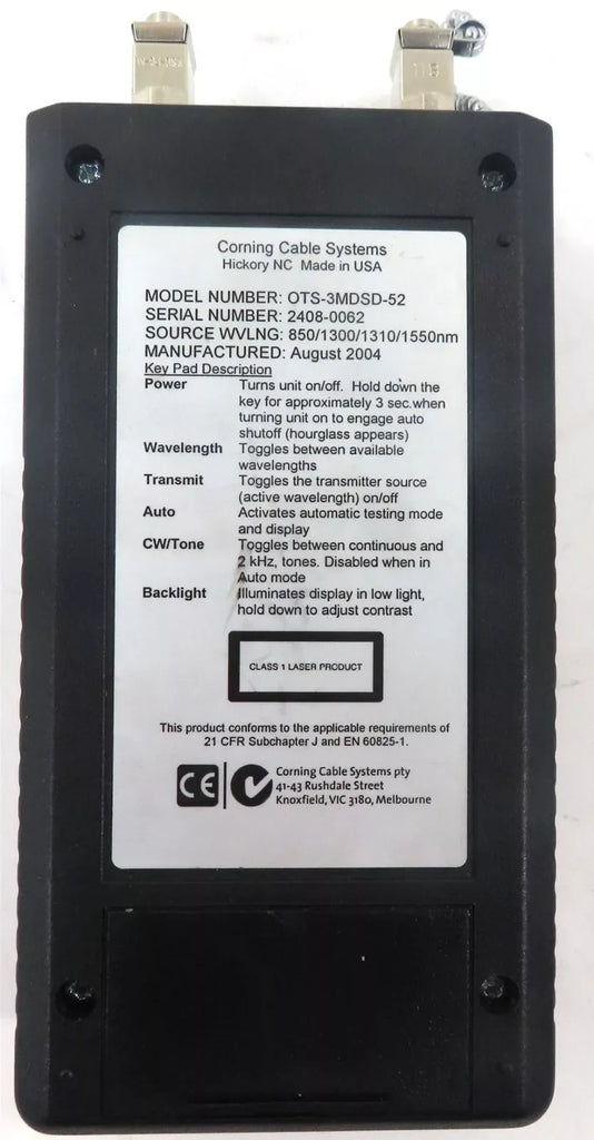 CORNING OTS-300 Series Optical Source - High Stability Light Source - ZYYKZ Test Equipment
