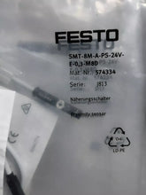 Load image into Gallery viewer, FESTO SMT-8M-A-PS-24V-E-0,3-M8D Proximity Sensor - 24V DC, 0.3m Detection - ZYYKZ Test Equipment