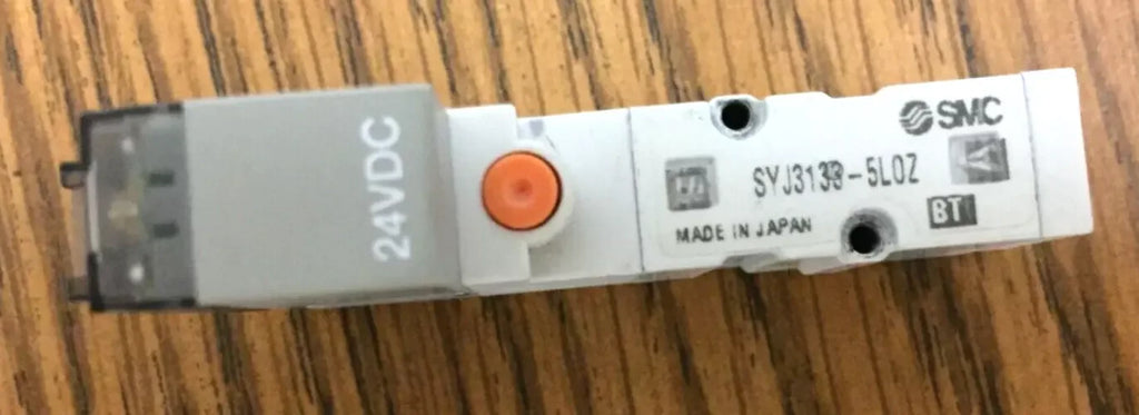 SMC SYJ3133-5LOZ 5-Port 3-Position Single Solenoid Pneumatic Valve - ZYYKZ Test Equipment