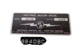 Hastings GV-3S Vacuum Gauge - Precision Pressure Measurement Instrument - ZYYKZ Test Equipment
